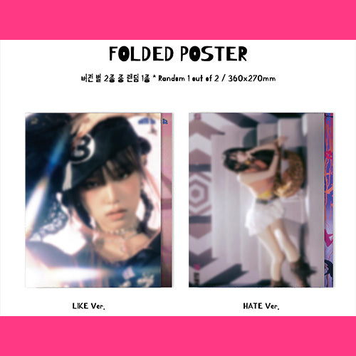 YENA / Hate XX: 2nd Single【ランダムバージョン】【CD】