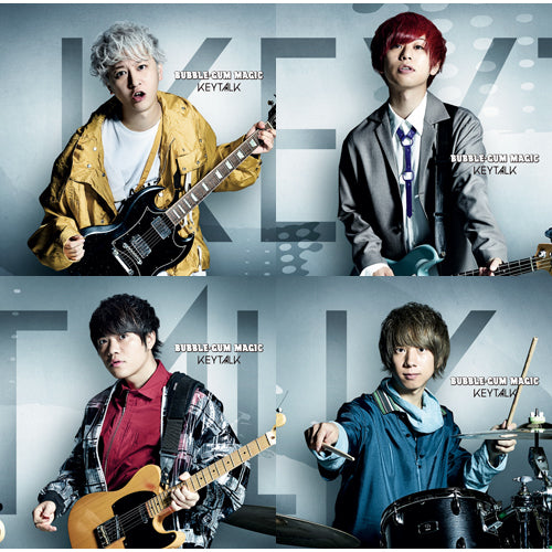 KEYTALK / BUBBLE-GUM MAGIC【完全数量限定KEYTALK盤】【4枚セット】【KEYTALKモバイルサイト限定特典付】【CD MAXI】