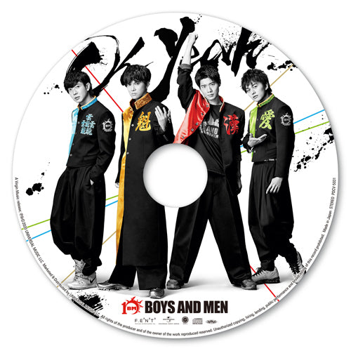 BOYS AND MEN / Oh Yeah【ピクチャーレーベル】【YanKee5盤】【CD MAXI】