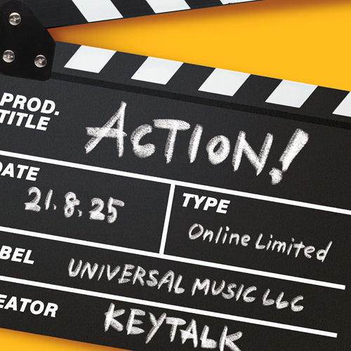 KEYTALK / ACTION！【UNIVERSAL MUSIC STORE限定盤（完全数量限定）】【KEYTALKモバイルサイト会員限定】【CD】【+グッズ】