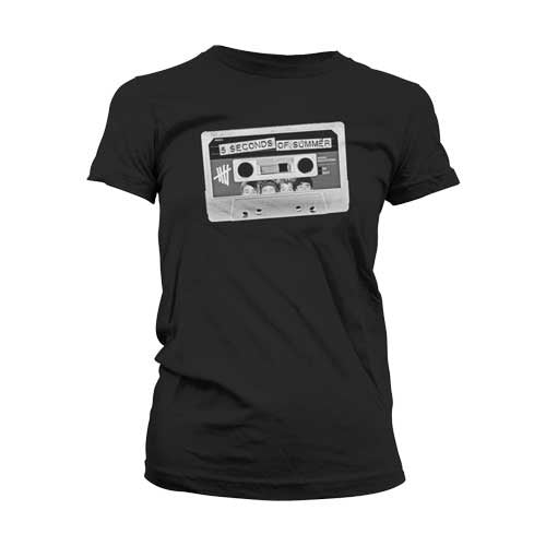 ファイヴ・セカンズ・オブ・サマー / ドント・ストップ + 5SOS TAPE ON T-SHIRT【レディース】【S】【CD】【+Tシャツ】