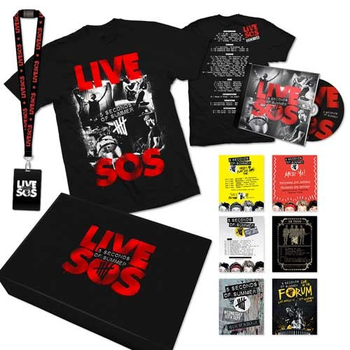 ファイヴ・セカンズ・オブ・サマー / LIVE SOS ALBUM BOX SET【ストア限定】【BOXセット】【Lサイズ】【CD】【+Tシャツ】【+ポスター】【+ラミネートパス】