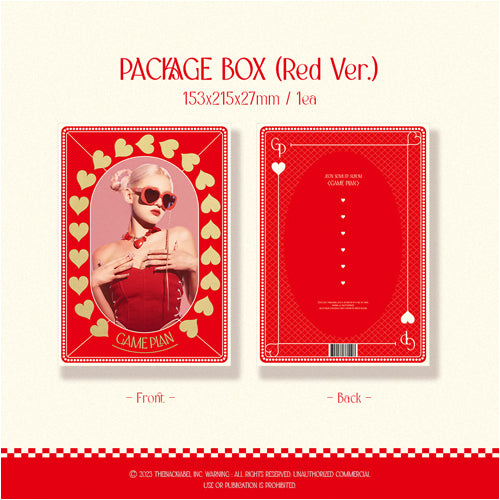 JEON SOMI / GAME PLAN【Photobook Red Version】【個別オンライン・トーク会抽選対象】【CD】