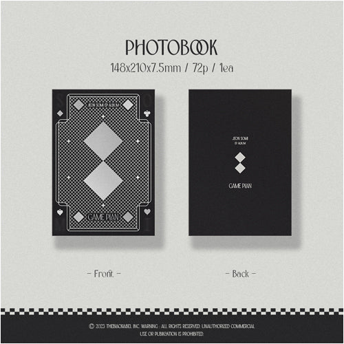 JEON SOMI / GAME PLAN【Photobook Black Version】【個別オンライン・トーク会抽選対象】【CD】