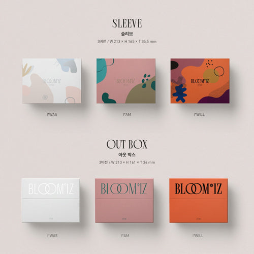 IZ*ONE / BLOOM*IZ【輸入盤】【3形態セット】【CD】