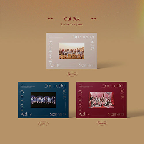 IZ*ONE / One-reeler Act IV【3形態セット】【輸入盤】【CD】