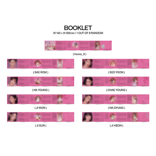 fromis_9 / Unlock My World(Compact ver.)【単品ランダム】【ストア別特典対象】【抽選特典応募対象】【CD】