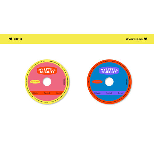 fromis_9 / MY LITTLE SOCIETY【2形態セット】【UNIVERSAL MUSIC STORE限定＜Bコース＞：オリジナル撮り下ろしサイン入り特製チェキ 付き】【CD】