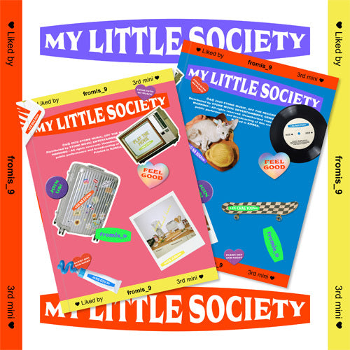 fromis_9 / MY LITTLE SOCIETY【2形態セット】【UNIVERSAL MUSIC STORE限定＜Cコース＞：名前入りボイスメッセージ(メンバー8人ランダム／抽選)】【オリジナルトレカコンプリートセット（10枚組）付き】【CD】