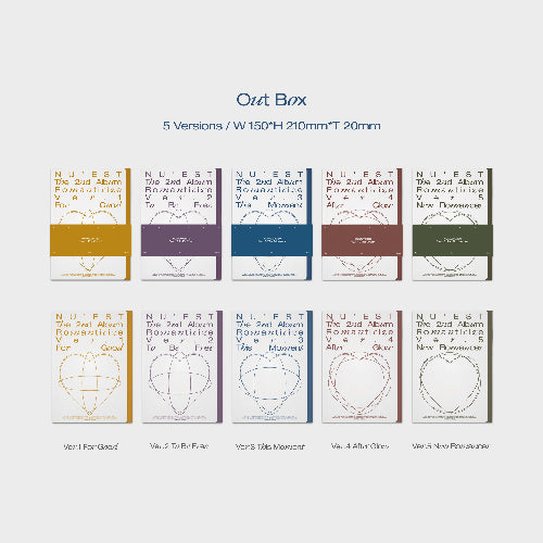 NU'EST / Romanticize【単品ランダム】【UNIVERSAL MUSIC STORE 限定特典＜Cコース＞：あなたの名前入りボイスメッセージ応募抽選権（メンバー5人ランダム）つき】【CD】