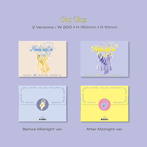 fromis_9 / Midnight Guest【2形態セット】【Aコース：メンバー直筆サイン入り撮り下ろし生写真付き】【輸入盤】【CD】