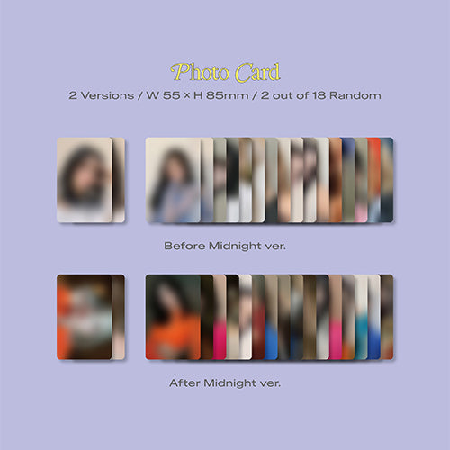 fromis_9 / Midnight Guest【2形態セット】【Aコース：メンバー直筆サイン入り撮り下ろし生写真付き】【輸入盤】【CD】