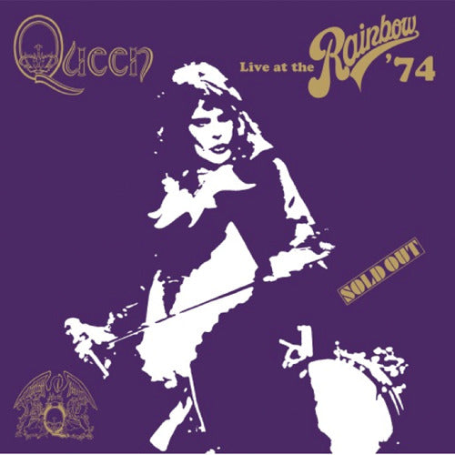 クイーン / QUEEN LIVE AT THE RAINBOW '74 LOGO BLACK T-SHIRT L【L】【CD】