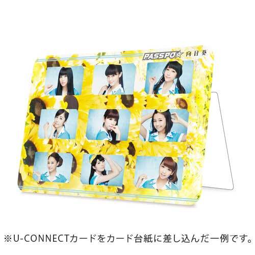 PASSPO☆ / 向日葵【全クルー絵柄U-CONNECTカード9枚】【ストア限定】【大阪第2部】【MUSIC CARD】【+面会チケット】【+カード台紙】