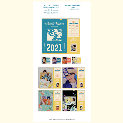 KANG DANIEL（カン・ダニエル） / KANGDANIEL SEASON'S GREETINGS 2021 (DESK CALENDAR VER.+WALL CALENDAR VER.+DIARY VER.)