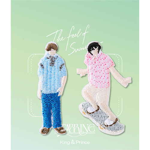King & Prince / ワッペンシール　The feel of Summer【King & Prince POP-UP STORE 2026 STARRING】【オンライン販売第二弾】