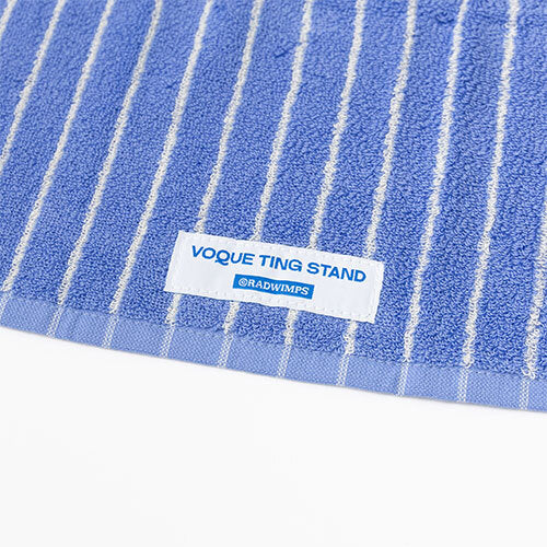 RADWIMPS / ＜受注販売②＞20th Anniversary 特別展「私たちはまだRADWIMPSを知らない」 VOQUE TING STAND ハンドタオル【BLUE】