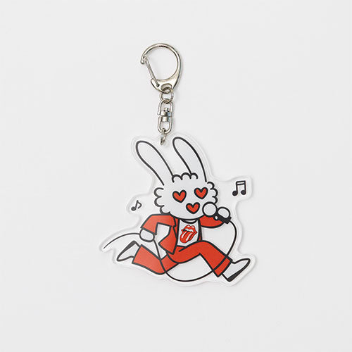 RCサクセション / 【追加販売】RCサクセション＆忌野清志郎 55th Celebration POP-UP STORE ヒトハタウサギ × The Rolling Stones アクリルキーホルダーB【グッズ】
