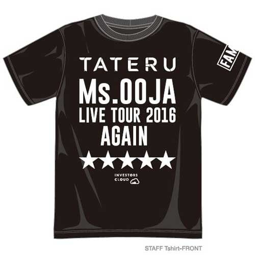 Ms.OOJA / AGAIN STAFF Tシャツ（おじゃファミ Edition）【ファンクラブ限定】