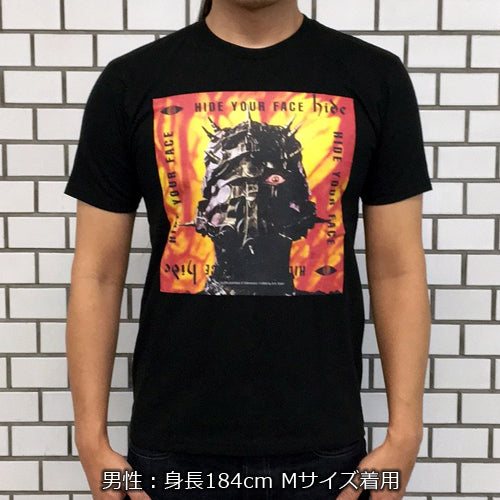 hide / 「HIDE YOUR FACE」ジャケットTシャツ【UNIVERSAL MUSIC STORE限定】【完全受注生産】