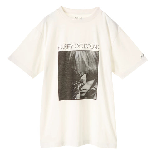 hide / ビッグプリントTシャツ (T-Shirts / White)