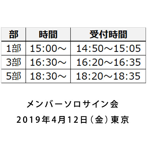 B1A4 / D+B1A4【メンバーソロサイン会】【2019年4月12日（金）】【東京】【DVD】【+CD】