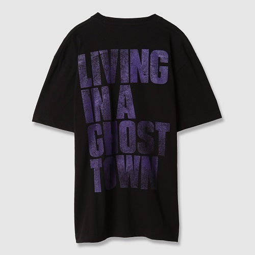 ザ・ローリング・ストーンズ / Ghost Town Black Distressed Tongue Tee