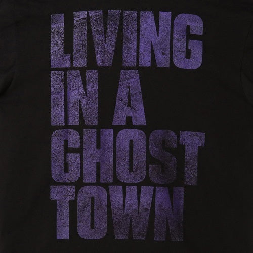 ザ・ローリング・ストーンズ / Ghost Town Black Distressed Tongue Tee