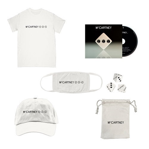 ポール・マッカートニー / McCartney III [Deluxe Edition White CD]+ White Tee + White Dad Hat + White Face Mask + White Dice【輸入盤】【UNIVERSAL MUSIC STORE限定盤】【1CD】【CD+グッズ】