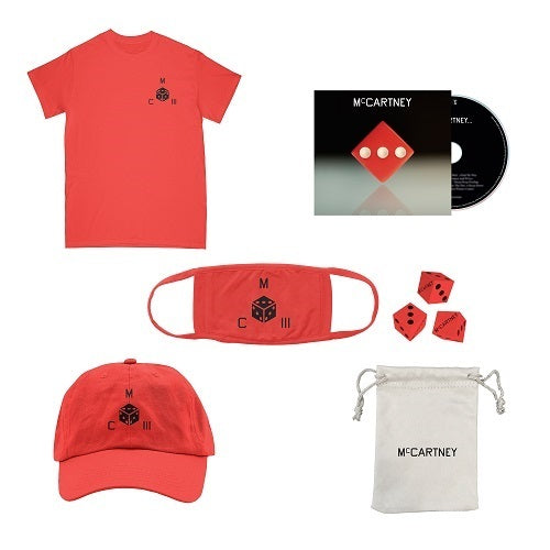 ポール・マッカートニー / McCartney III [Deluxe Edition Red CD] + Red Tee + Red Dad Hat + Red Face Mask + Red Dice【輸入盤】【UNIVERSAL MUSIC STORE限定盤】【1CD】【CD+グッズ】