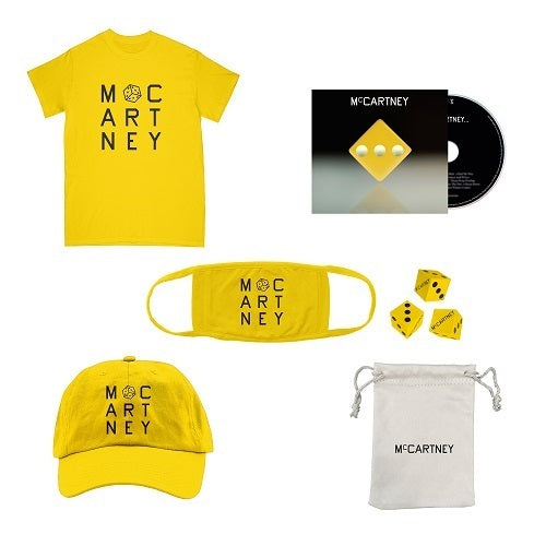 ポール・マッカートニー / McCartney III  [Deluxe Edition Yellow CD]+ Yellow Tee + Yellow Dad Hat + Yellow Face Mask + Yellow Dice【輸入盤】【UNIVERSAL MUSIC STORE限定盤】【1CD】【CD+グッズ】