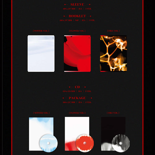 (G)I-DLE / I burn【3形態セット】【オンライントーク応募抽選権つき】【CD】