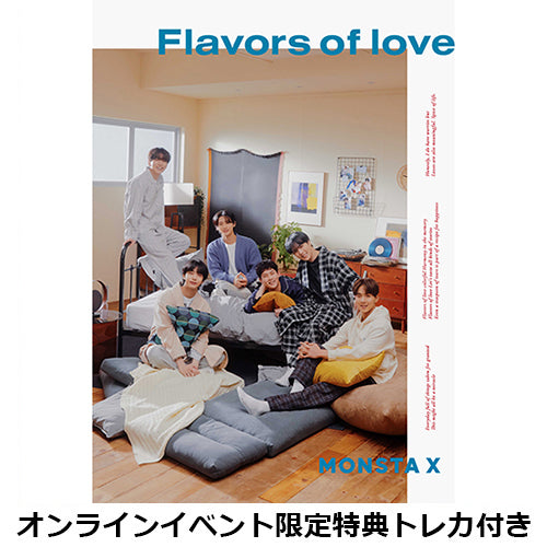 MONSTA X / Flavors of love【UNIVERSAL MUSIC STORE限定盤】【トールケース・スリーブケース仕様】【オンラインイベント限定特典トレカ付き】【CD】【+DVD】