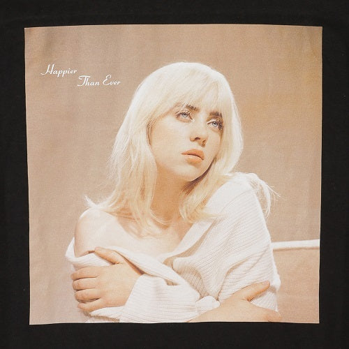 ビリー・アイリッシュ / Happier Than Ever Album Cover オーガニックTシャツ