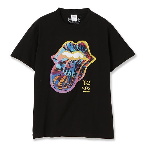 ザ・ローリング・ストーンズ / 62-22 マルチカラータンティー (Tee/ Black)