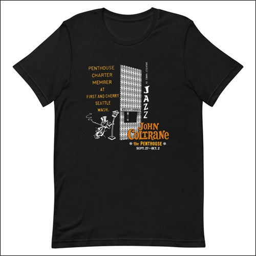 ジョン・コルトレーン / 『至上の愛～ライヴ・イン・シアトル』公式Tシャツ【黒】