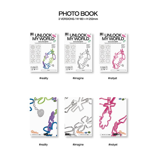 fromis_9 / Unlock My World【3形態セット】【ストア別特典対象】【抽選特典応募対象】【CD】