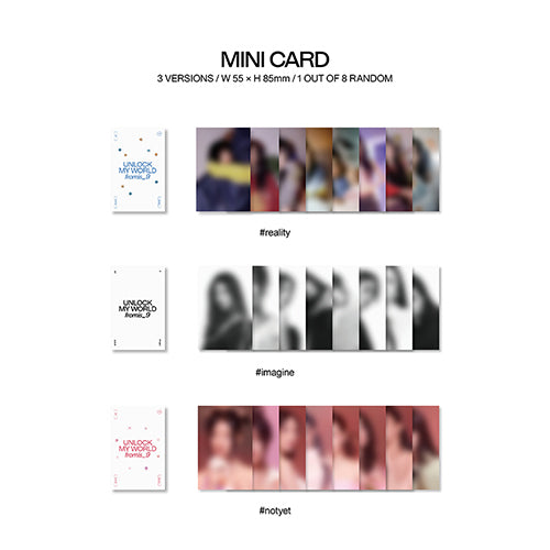 fromis_9 / Unlock My World【3形態セット】【ストア別特典対象】【抽選特典応募対象】【CD】