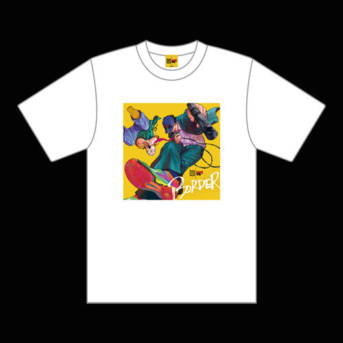 WurtS / SAKAMOTO DAYS × WurtS Tee【White】【缶バッジ＋サテンステッカー付】