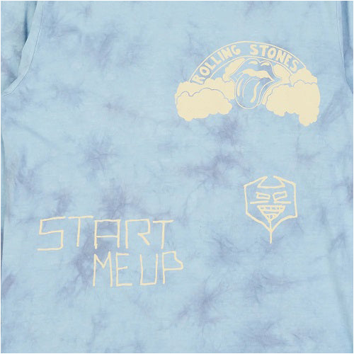 ザ・ローリング・ストーンズ / RS No,9 Harajuku【The Rolling Stones Blue Graphic Print Tie Dye LS T-Shirt】