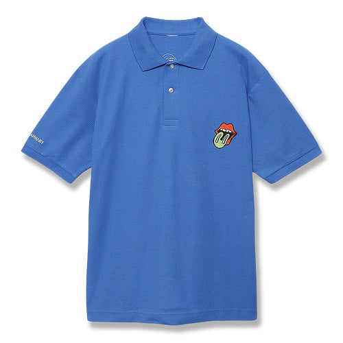 ザ・ローリング・ストーンズ / RS No,9 Harajuku【The Rolling Stones Embroidered Polo】【Blue】