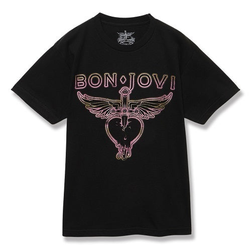 ボン・ジョヴィ / Pink Logo S/S Tee