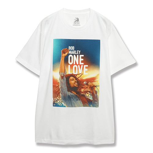 ボブ・マーリー / Bravado May 2024【One Love Poster S/S Tee】【White】