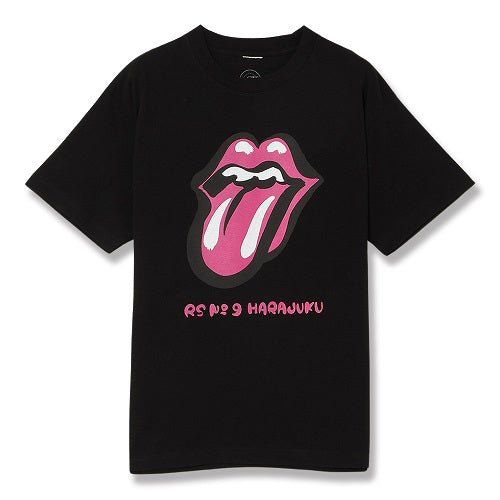 ザ・ローリング・ストーンズ / RS No.9 Harajuku 2024 Tongue T-shirt（Black）