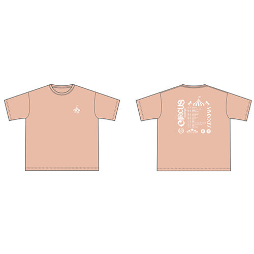 Novelbright / Novelbright POP-UP STORE “CIRCUS” ～10th Anniversary～【CIRCUSソングタイトルTシャツ】【ピンク】