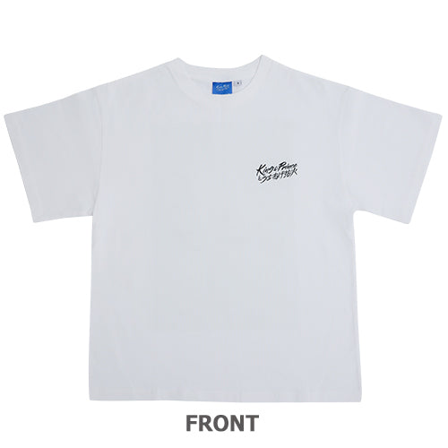 King & Prince / King & Princeとうちあげ花火 イラストTシャツ / 白【事前オンライン販売 第2期】