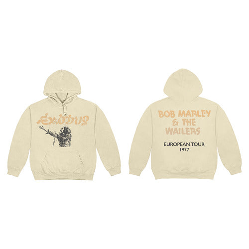ボブ・マーリー / Bob Marley Pop Up Store【Bob Marley Exodus Stamp フーディー】【Beige】