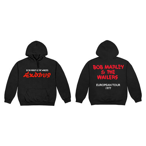 ボブ・マーリー / Bob Marley Pop Up Store【Bob Marley Exodus Tour Logo フーディー】【Black】