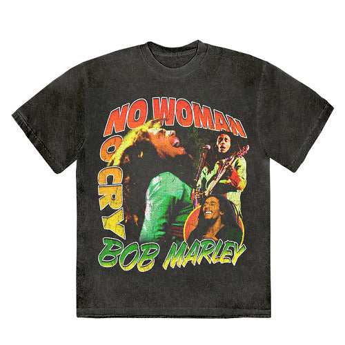 ボブ・マーリー / Bob Marley Pop Up Store【Bob Marley No Woman No Cry Photo Tシャツ】【Black】