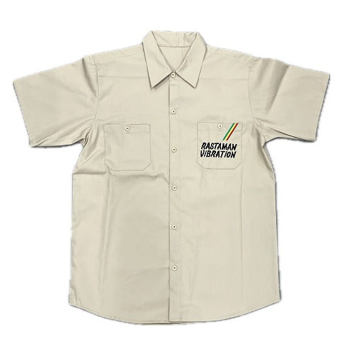 ボブ・マーリー / Bob Marley Pop Up Store【Bob Marley Rastaman Vibration Military シャツ】【Beige】